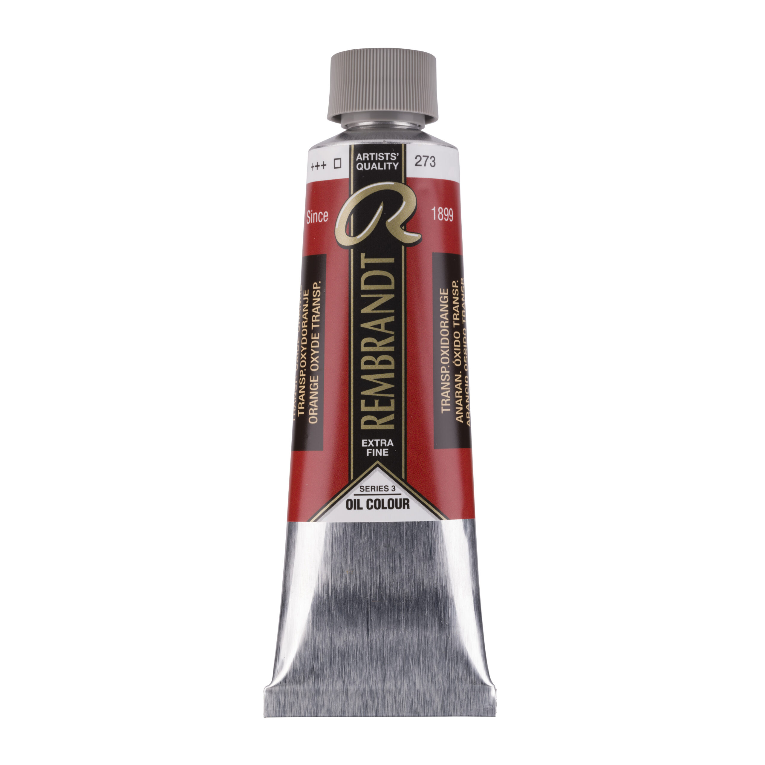 Rembrandt Olieverf Tube 150 ml Transparant Oxydoranje 273