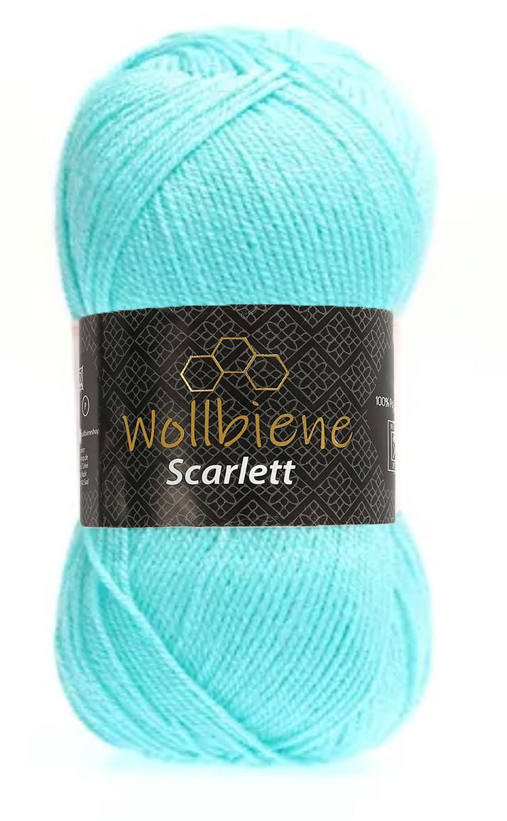 Polyacrylwol Scarlett 100g munt 27