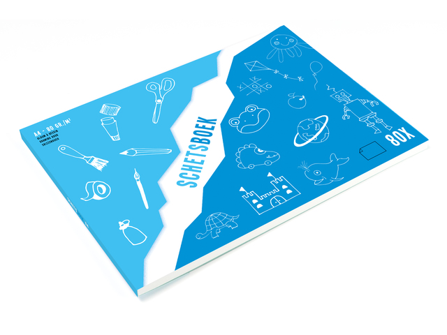Schetsboek A4 80 vel 80 gram Kangaro