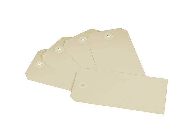 Labels Raadhuis 55x110mm chamois 1000 stuks