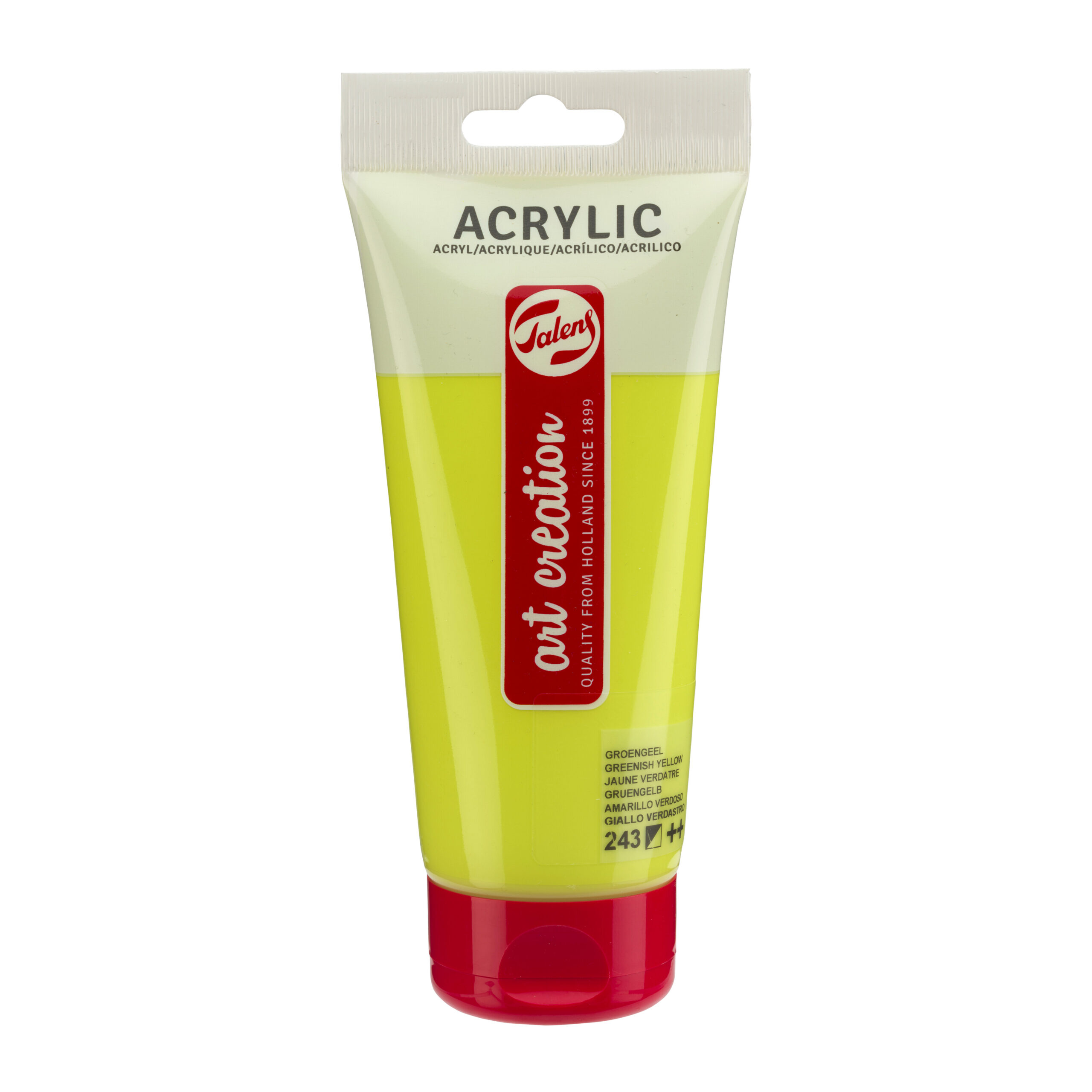 Talens Art Creation Acrylverf Tube 200 ml Groengeel 243