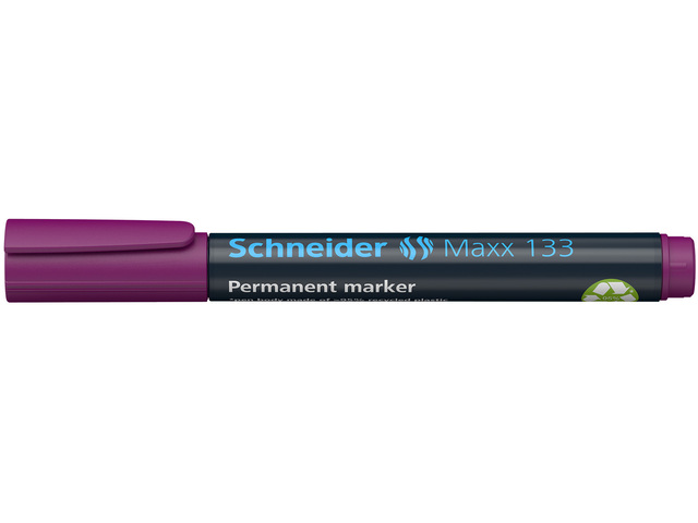 Marker Schneider Maxx 133 permanent, beitel punt paars - S-113308