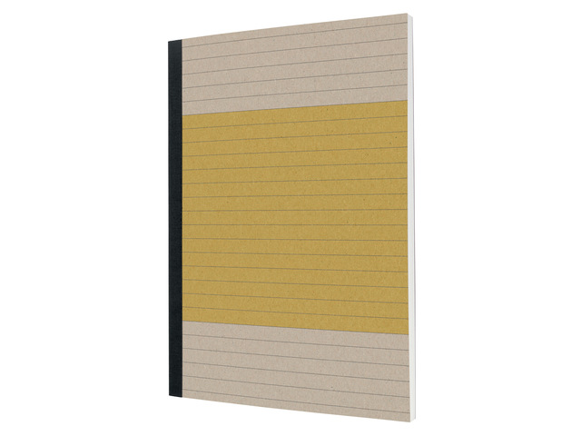 Notitieboek A5 bright yellow lijn SC 200pag 80gr