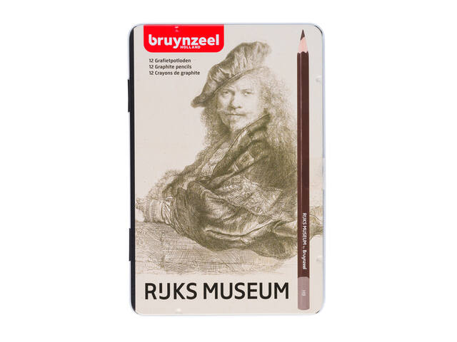 Bruynzeel Blik 12 grafietpotloden Rijksmuseum - Rembrandt van Rijn