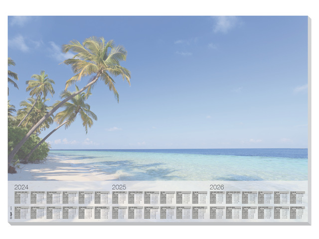 Designonderlegger Sigel Beach 30 vel 25/26/27 59,5x41cm