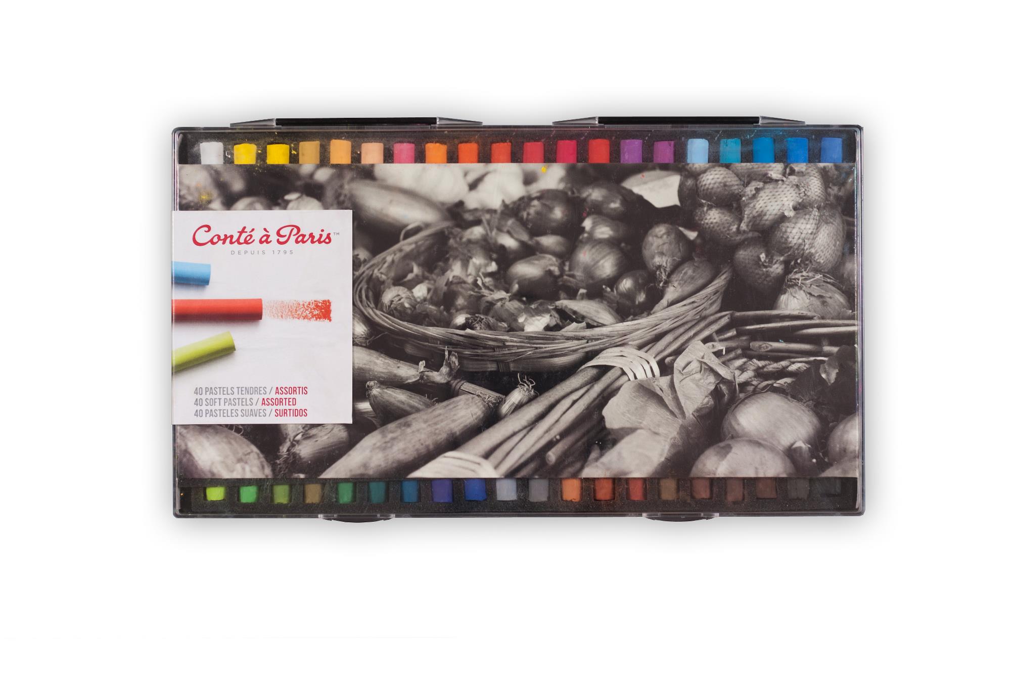 Conté à Paris 40 Zachte Pastels Assorti