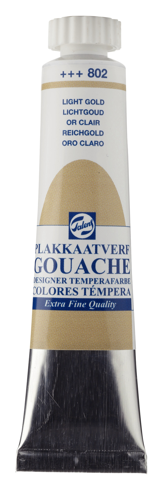 Talens Gouache Extra Fine Quality Tube 20 ml Lichtgoud 802