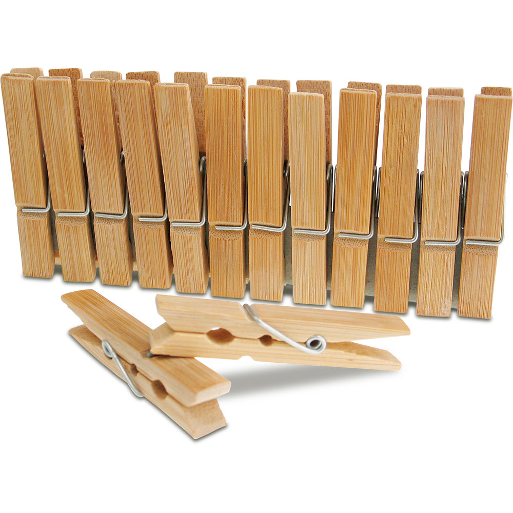 Meyco Bamboe wasknijper, 18 stuks, 95x11mm