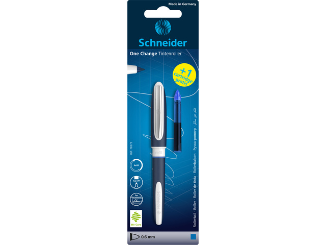 Rollerball Schneider BK One Change 0.6 blauw +