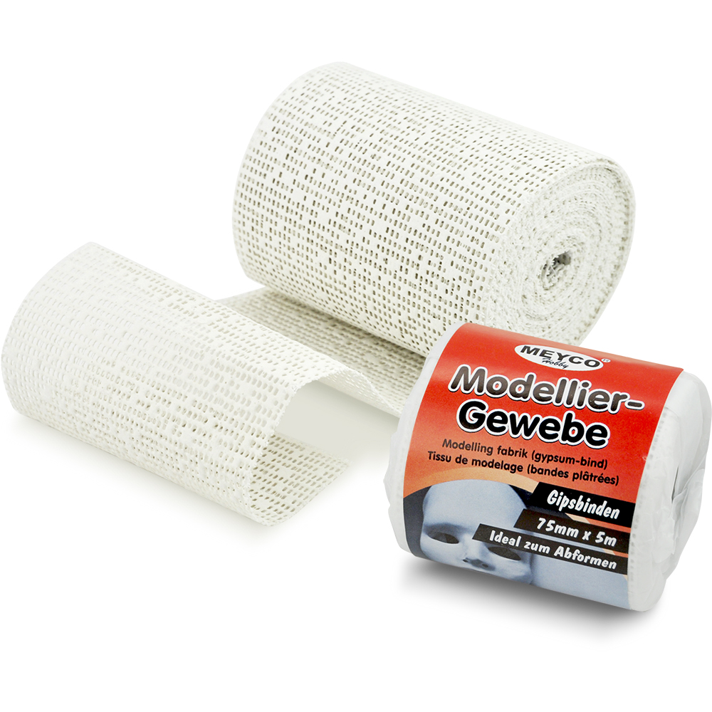 Modelbouw gipsband, 100mm x 5m
