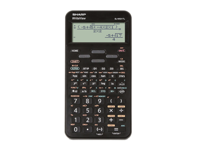 Calculator Sharp ELW531TLBBK zwart wetenschappelijk