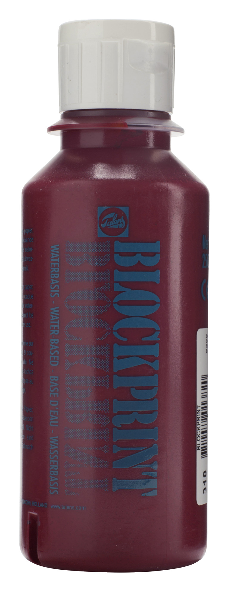 Talens Blockprint Fles 250 ml Karmijn 318