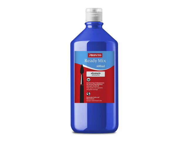 Verf Aristo Ready Mix 500 ml ultramarijn, op waterbasis