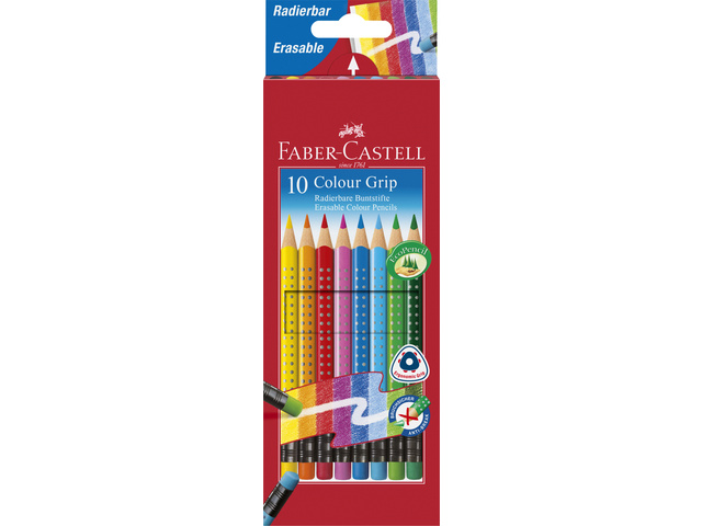 Kleurpotlood FC Grip 2001 uitgumbaar etui à 10st.