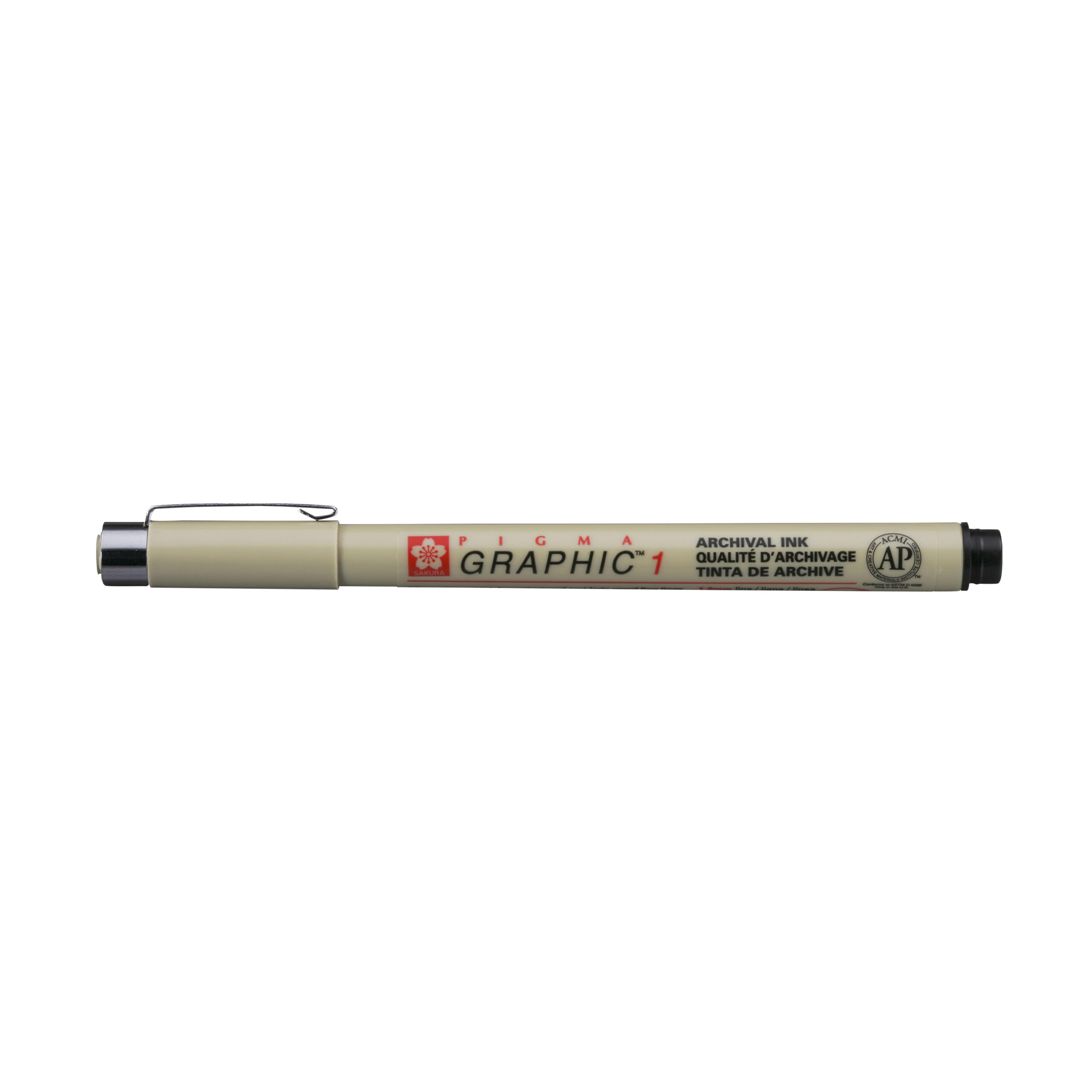 Sakura Pigma Graphic 1 - 1.0 mm - Zwart