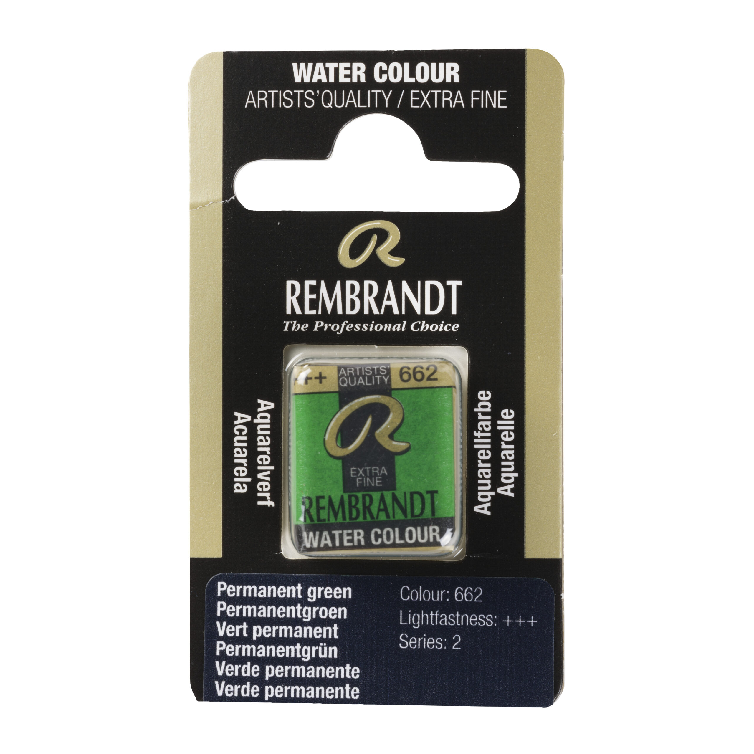 Rembrandt Aquarelverf Napje Permanentgroen 662