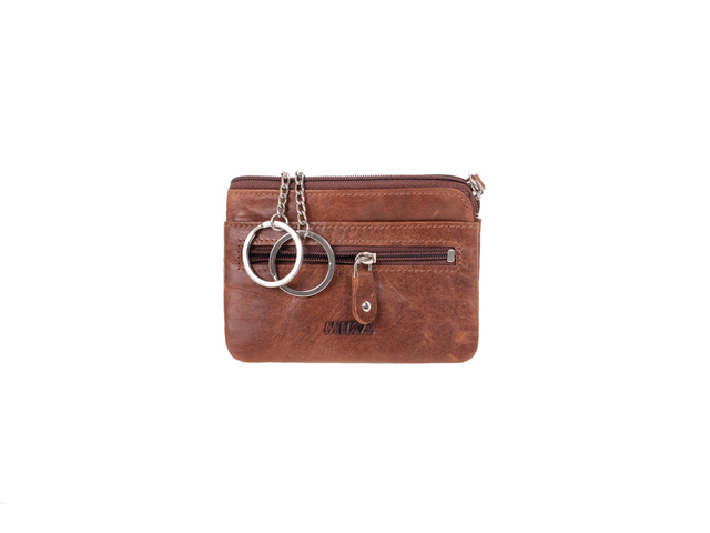 Sleutel etui Mika bruin RFID 11 x 8 x 1 cm