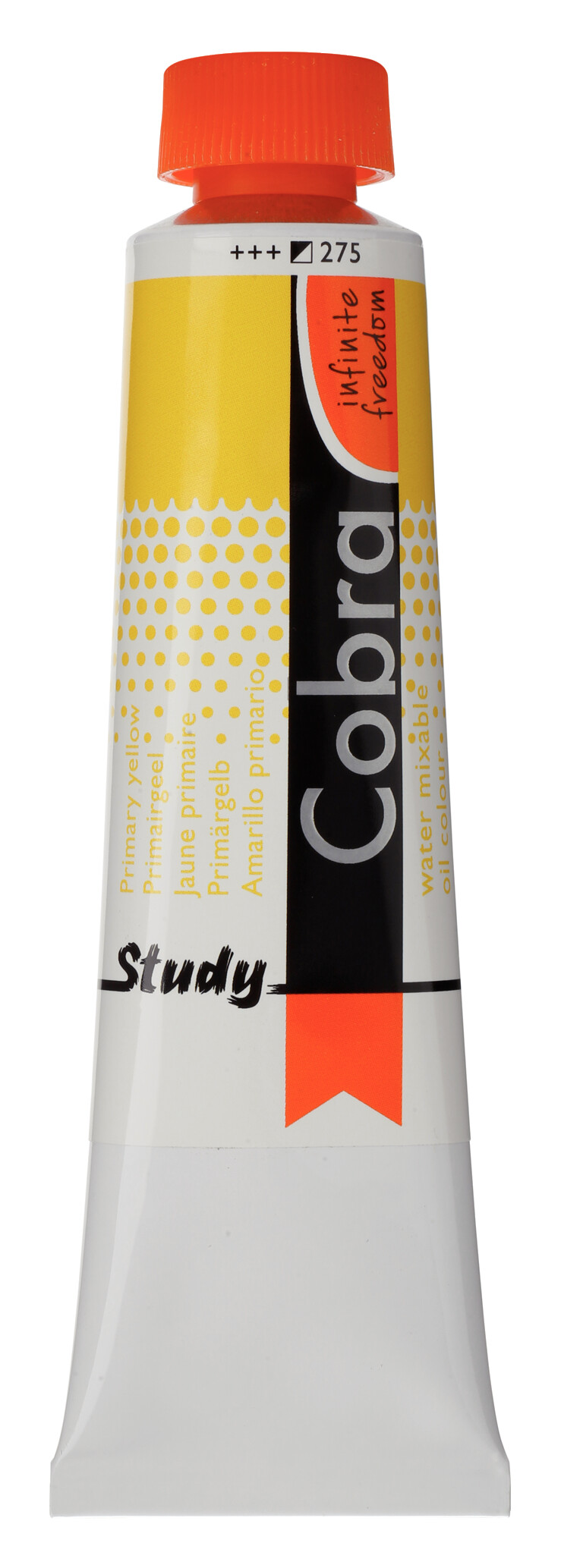Cobra Study Water Vermengbare Olieverf Tube 40 ml Primairgeel 275
