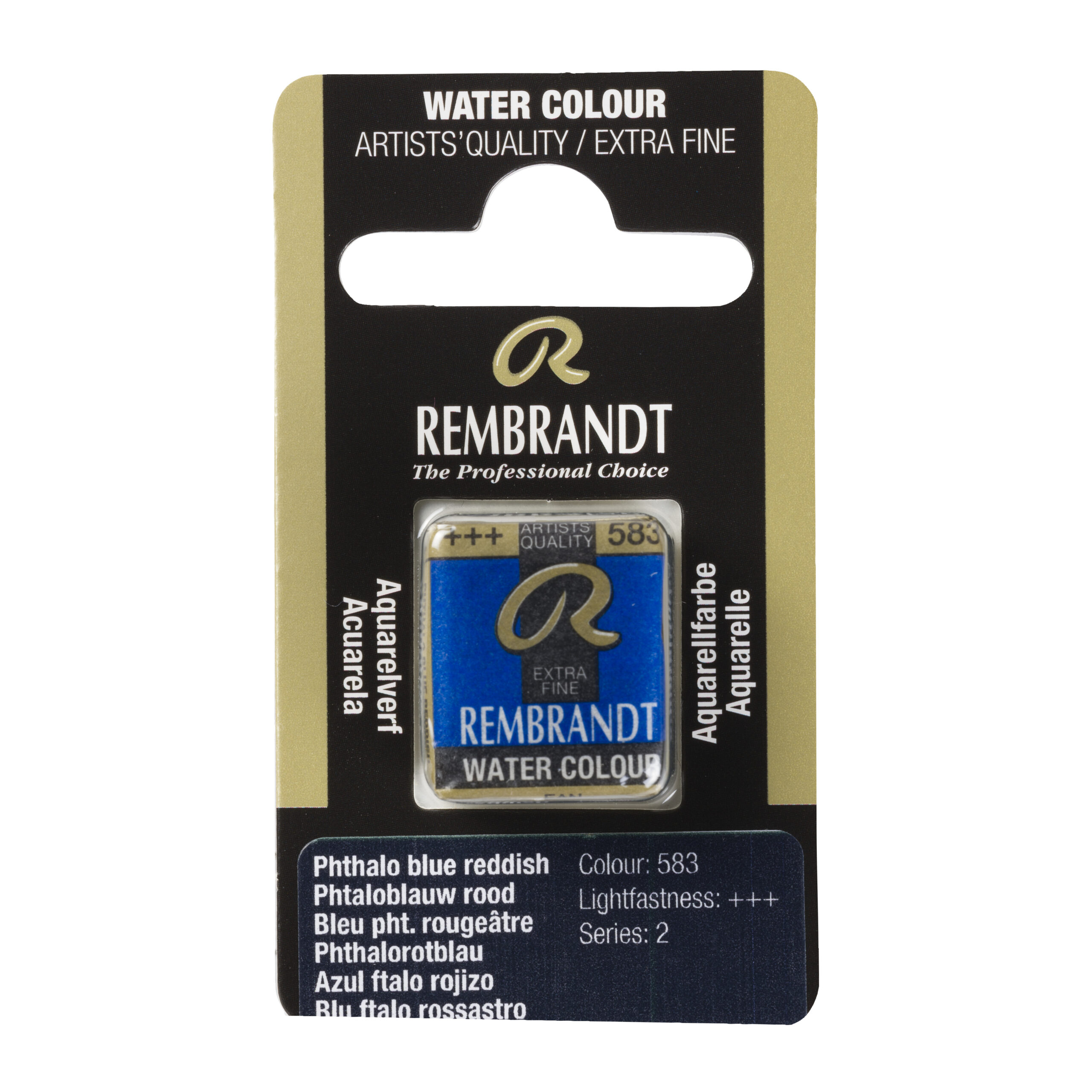 Rembrandt Aquarelverf Napje Phtaloblauw Rood 583