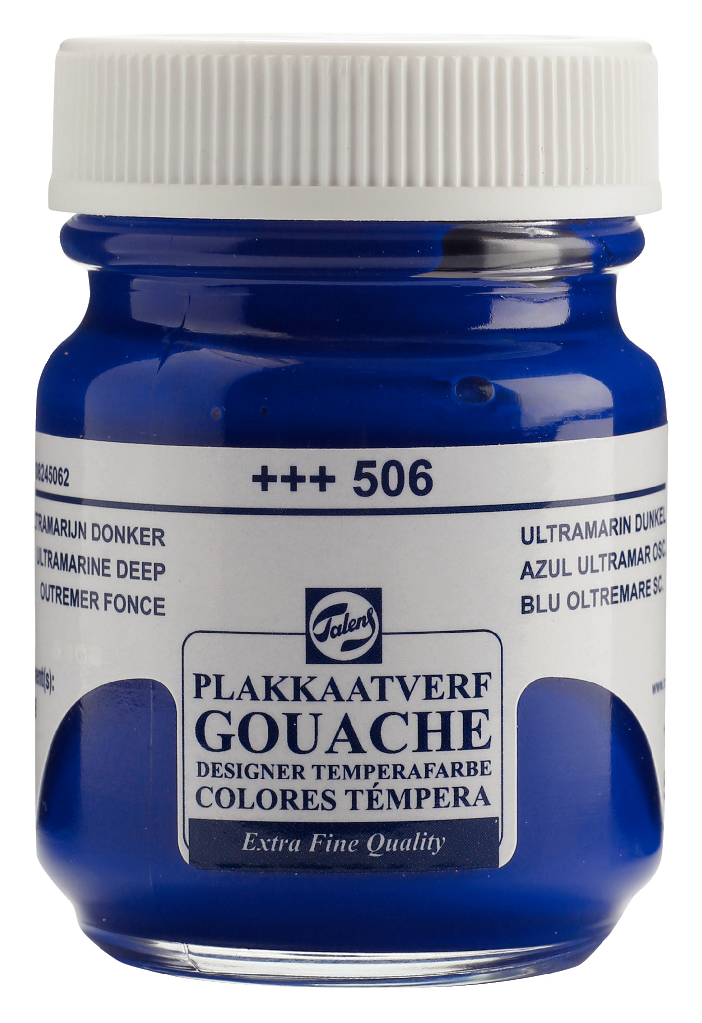 Talens Gouache Extra Fine Quality Fles 50 ml Ultramarijn Donker 506