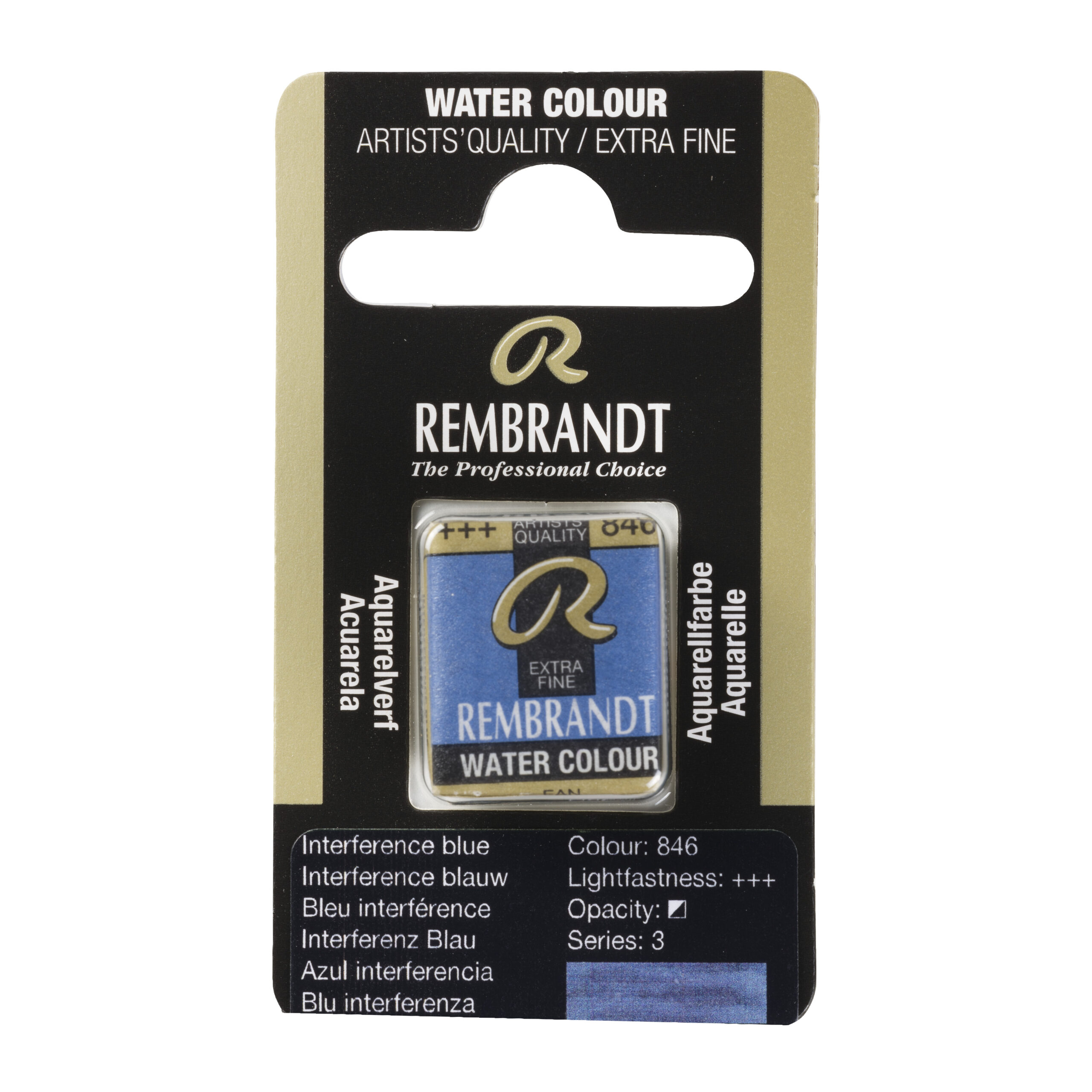 Rembrandt Aquarelverf Napje Interference Blauw 846