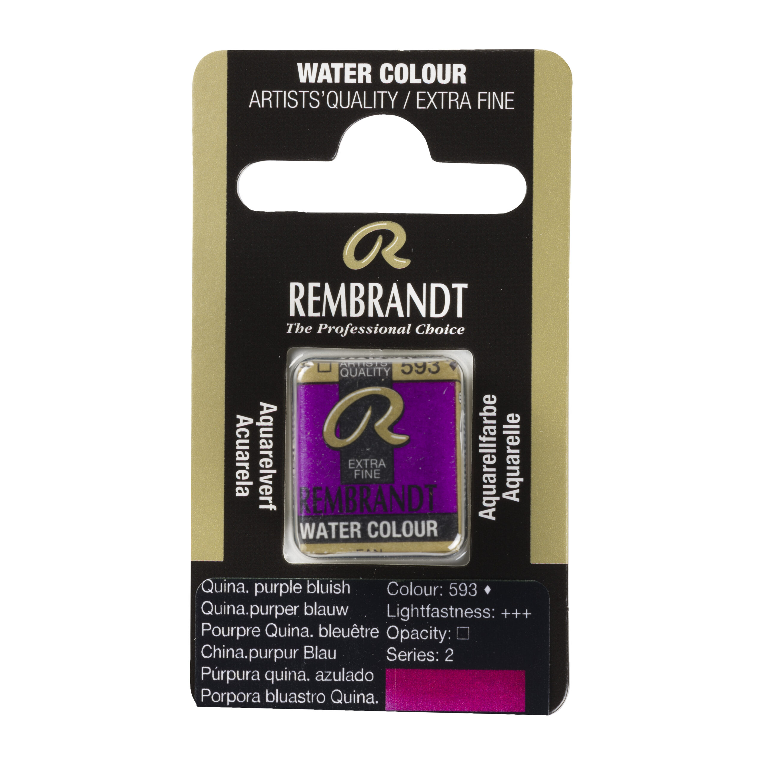 Rembrandt Aquarelverf Napje Quinacridonepurper Blauwachtig 593