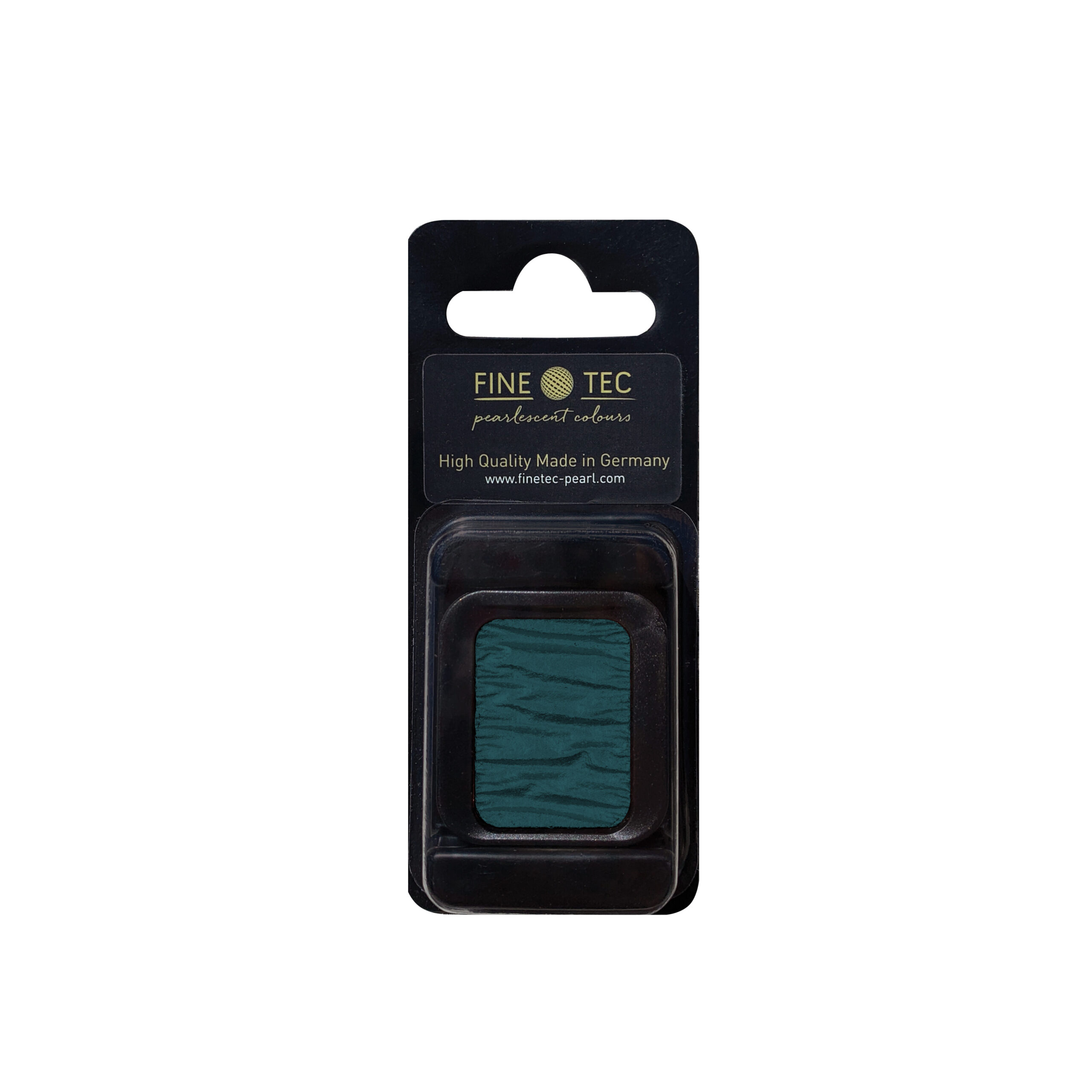 FINETEC® Parelmoer aquarelverf napje | Donkergroenblauw