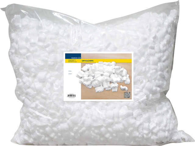 Opvulchips Raadhuis wit 50 liter polystyreen