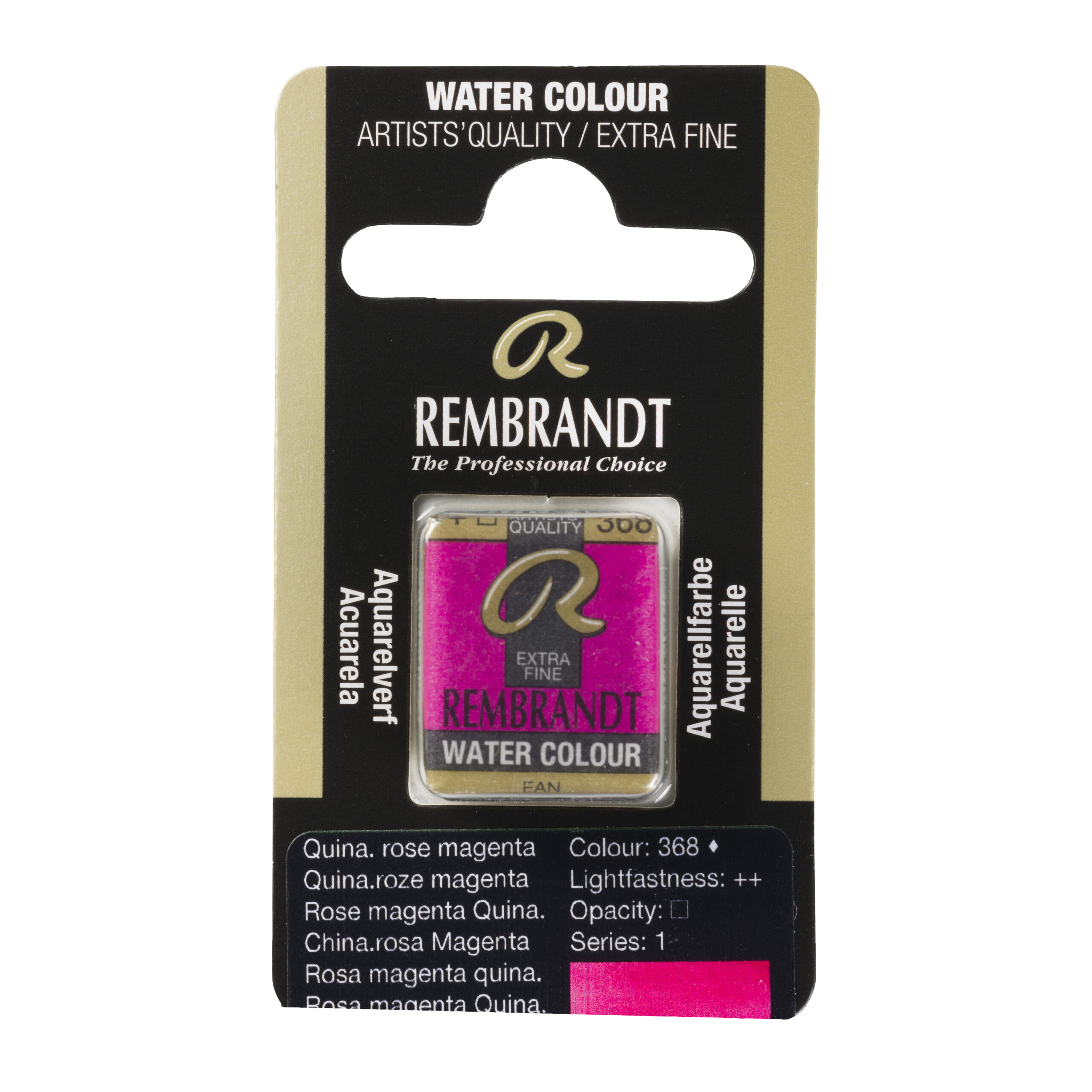 Rembrandt Aquarelverf Napje Quinacridoneroze Magenta 368