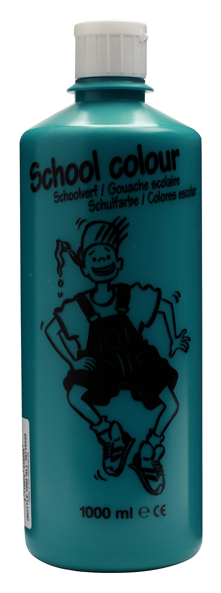 Talens Schoolverf Fles 1000 ml Donkergroen 602