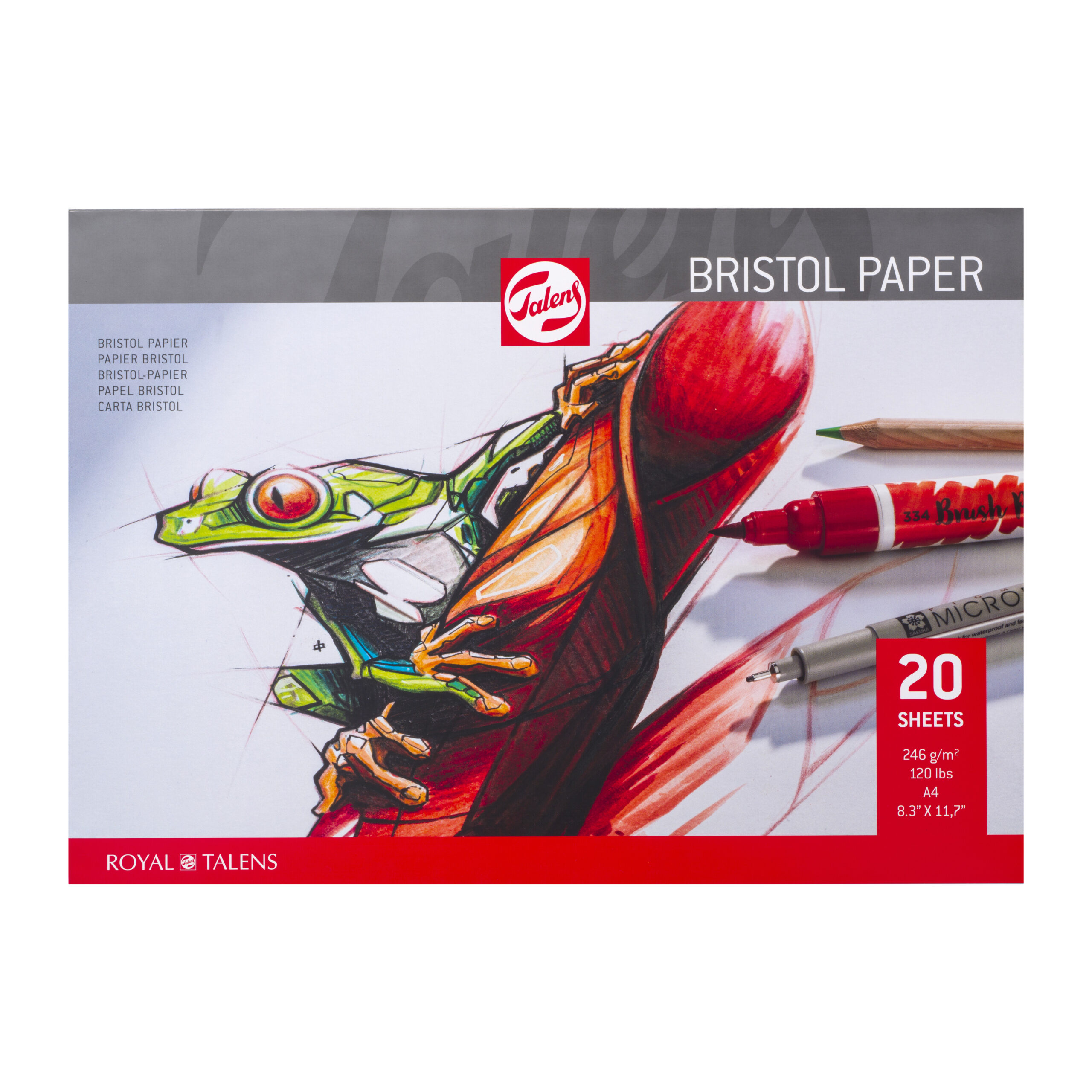 Talens Bristol Papier A4 246 g/m2 20 vellen