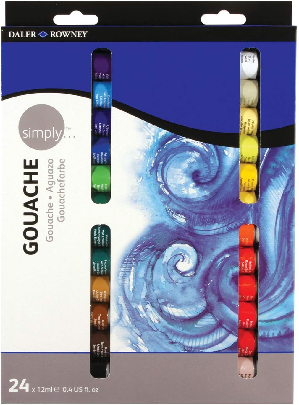 Daler Rowney gouache tube set 24 stuk