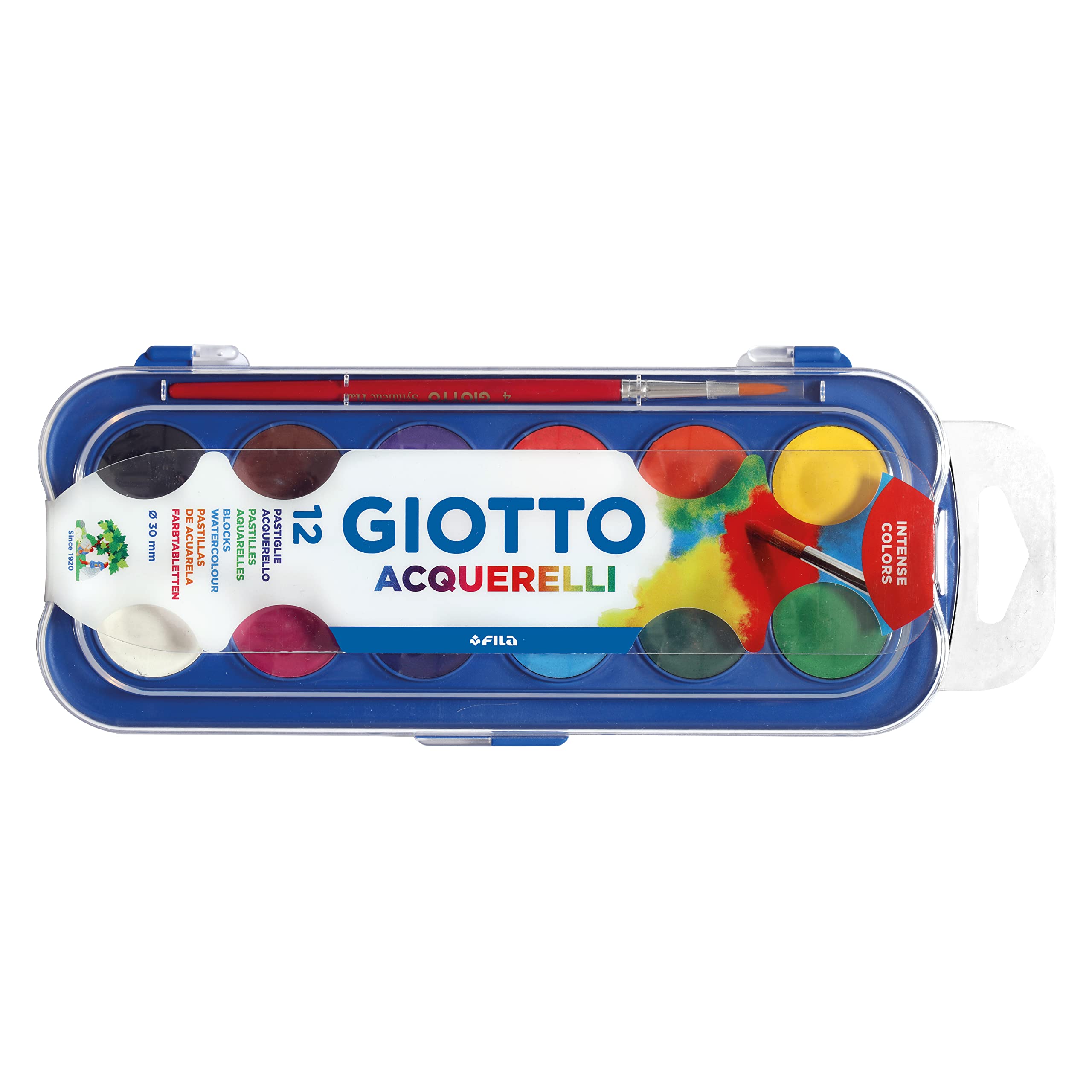 Giotto aquarelle 12 kleuren