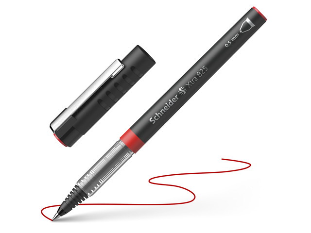 Rollerball Schneider Xtra 825 0,5 mm rood