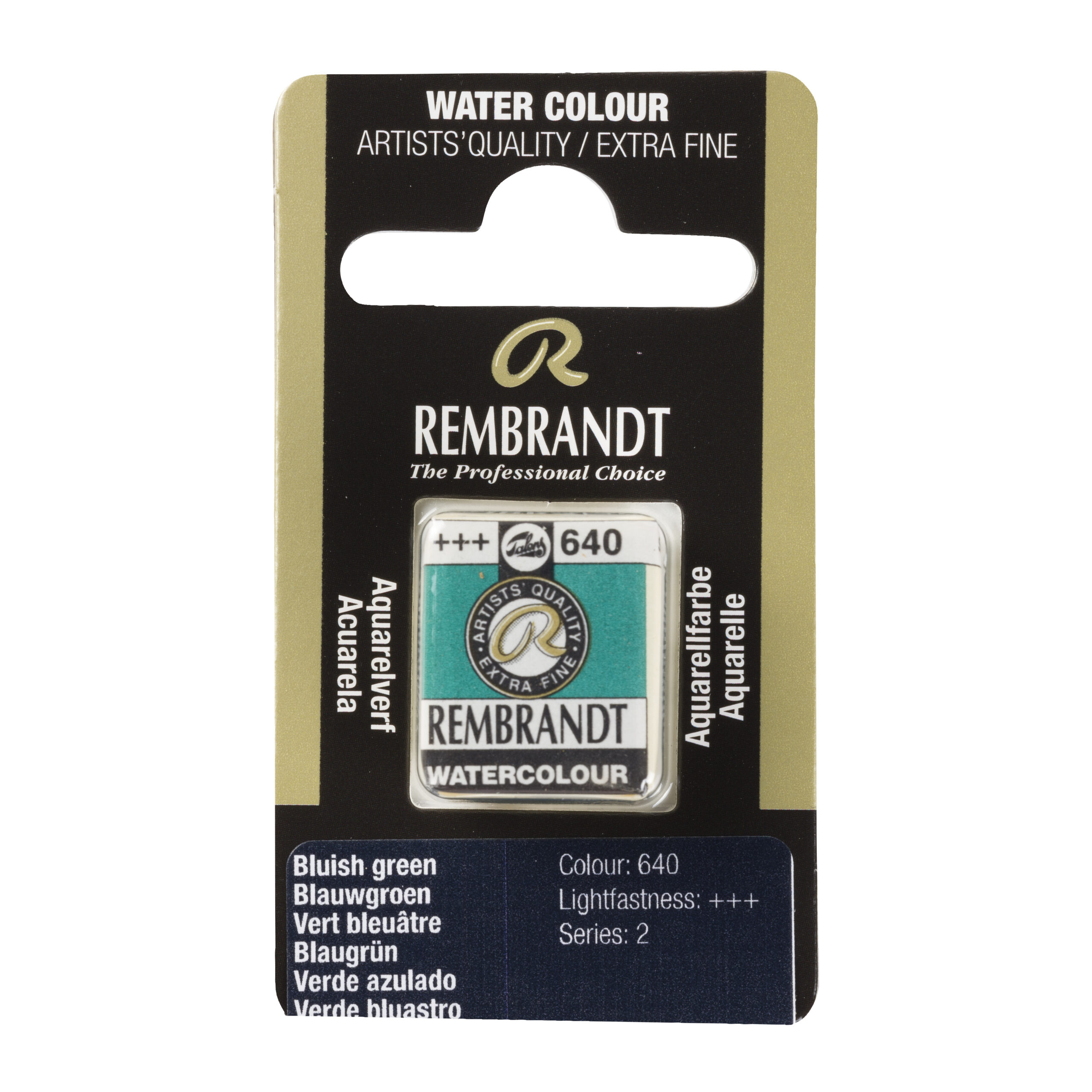 Rembrandt Aquarelverf Napje Blauwgroen 640