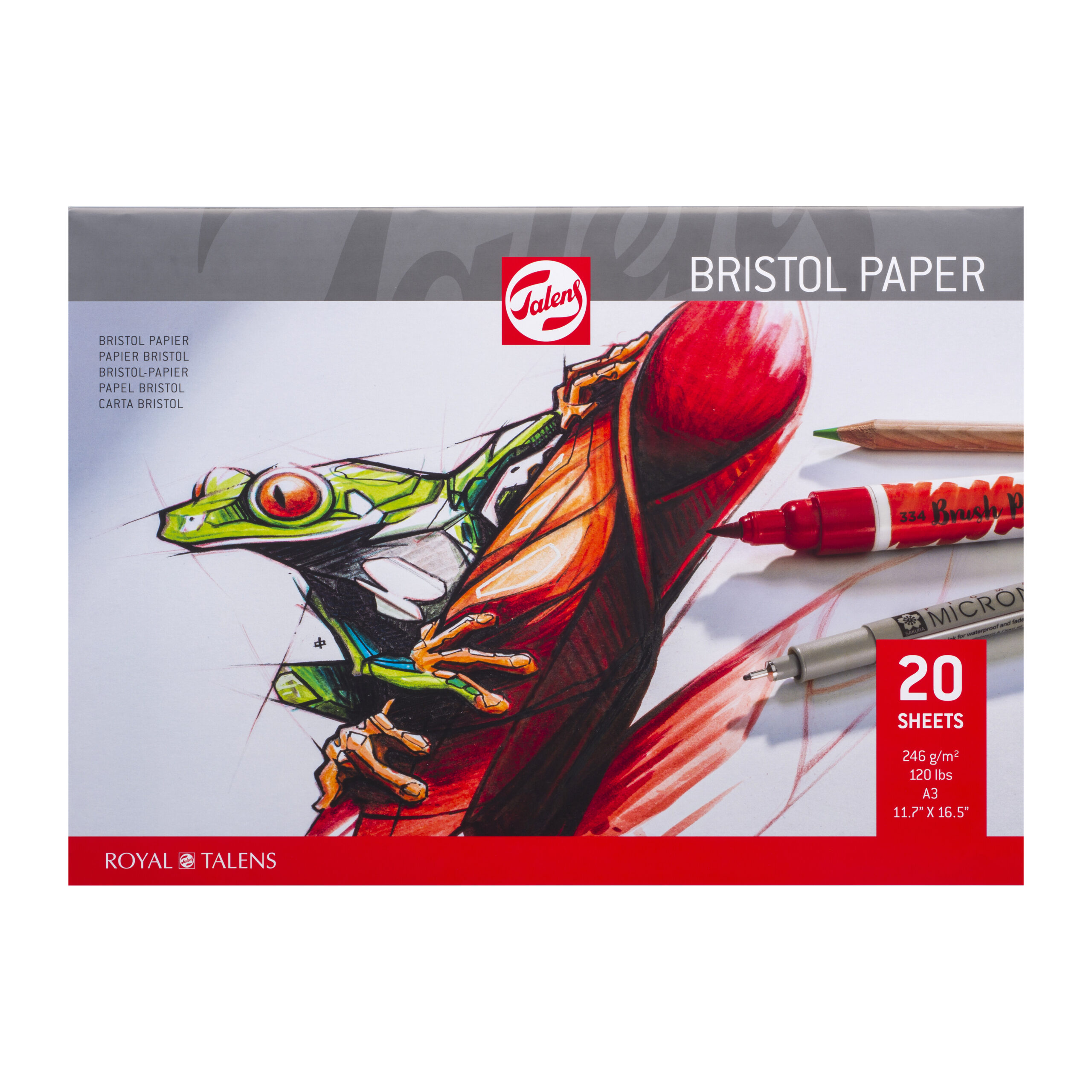 Talens Bristol Papier A3 246 g/m2 20 vellen