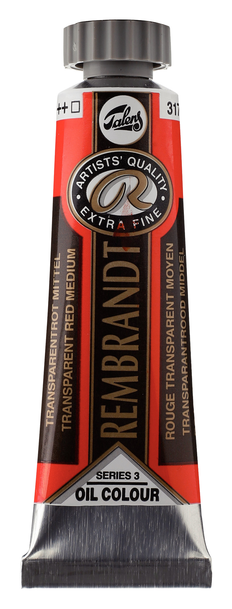 Rembrandt Olieverf Tube 15 ml Transparantrood Middel 317