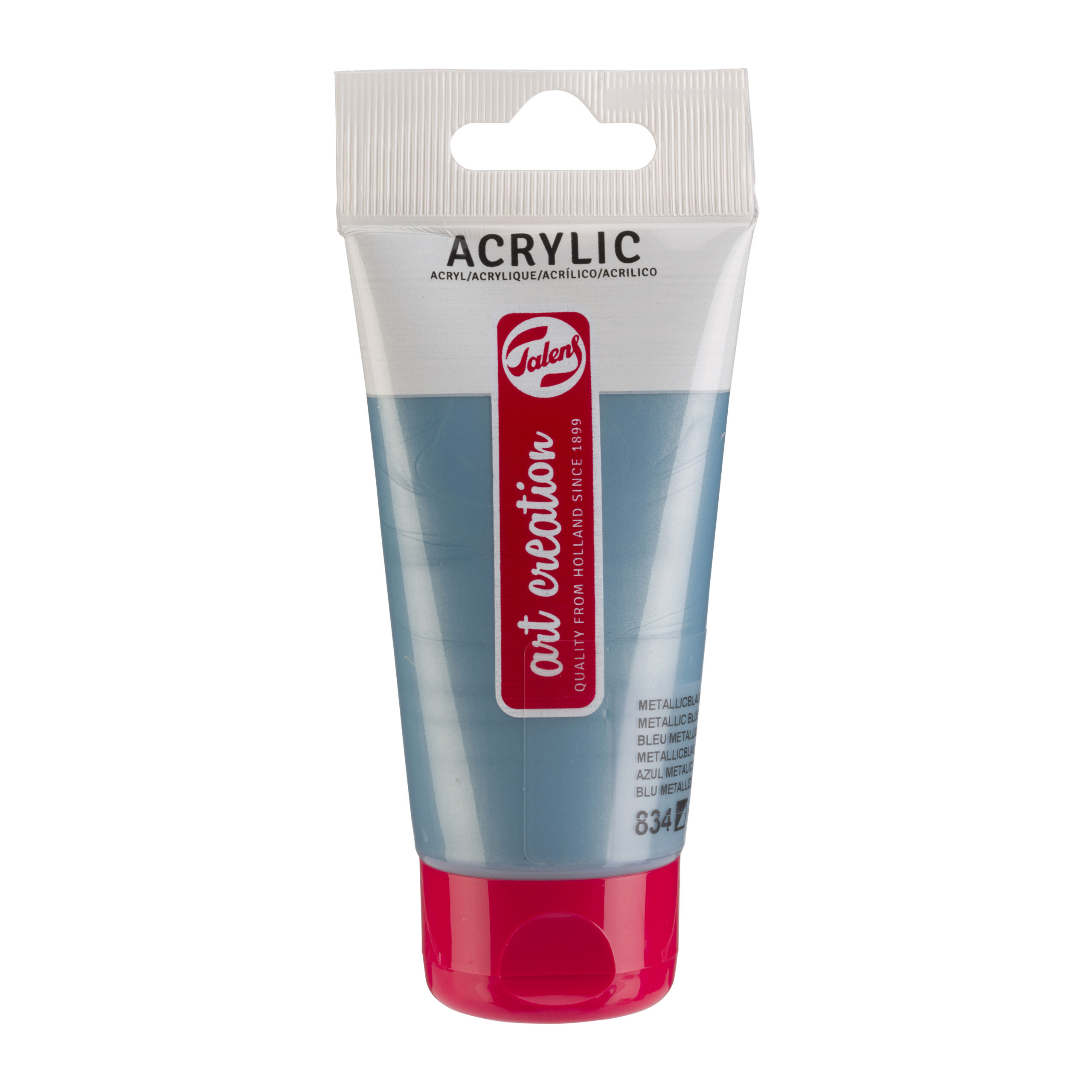 Talens Art Creation Acrylverf Tube 75 ml Metallicblauw 834