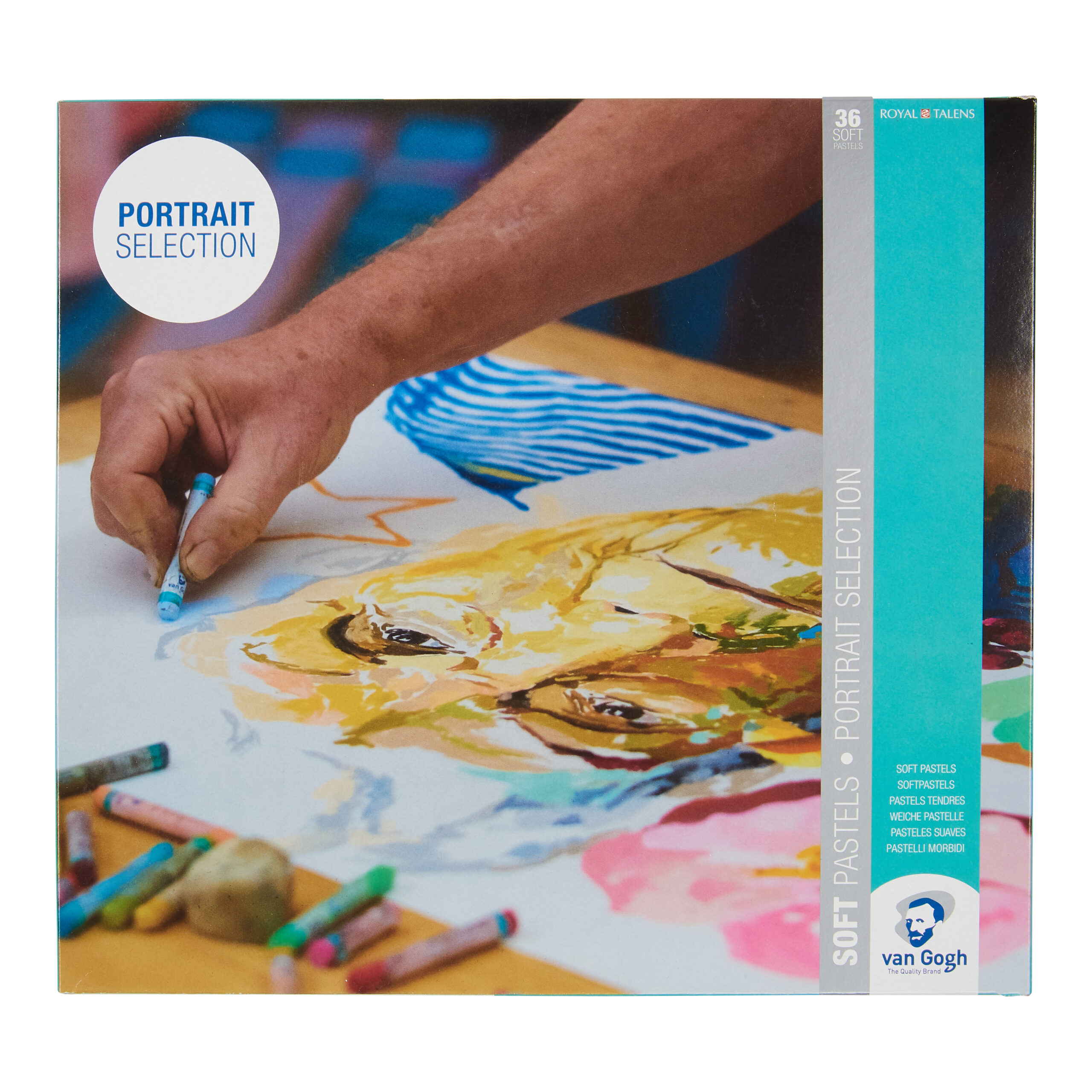 Van Gogh Softpastels portretselectie met 36 kleuren
