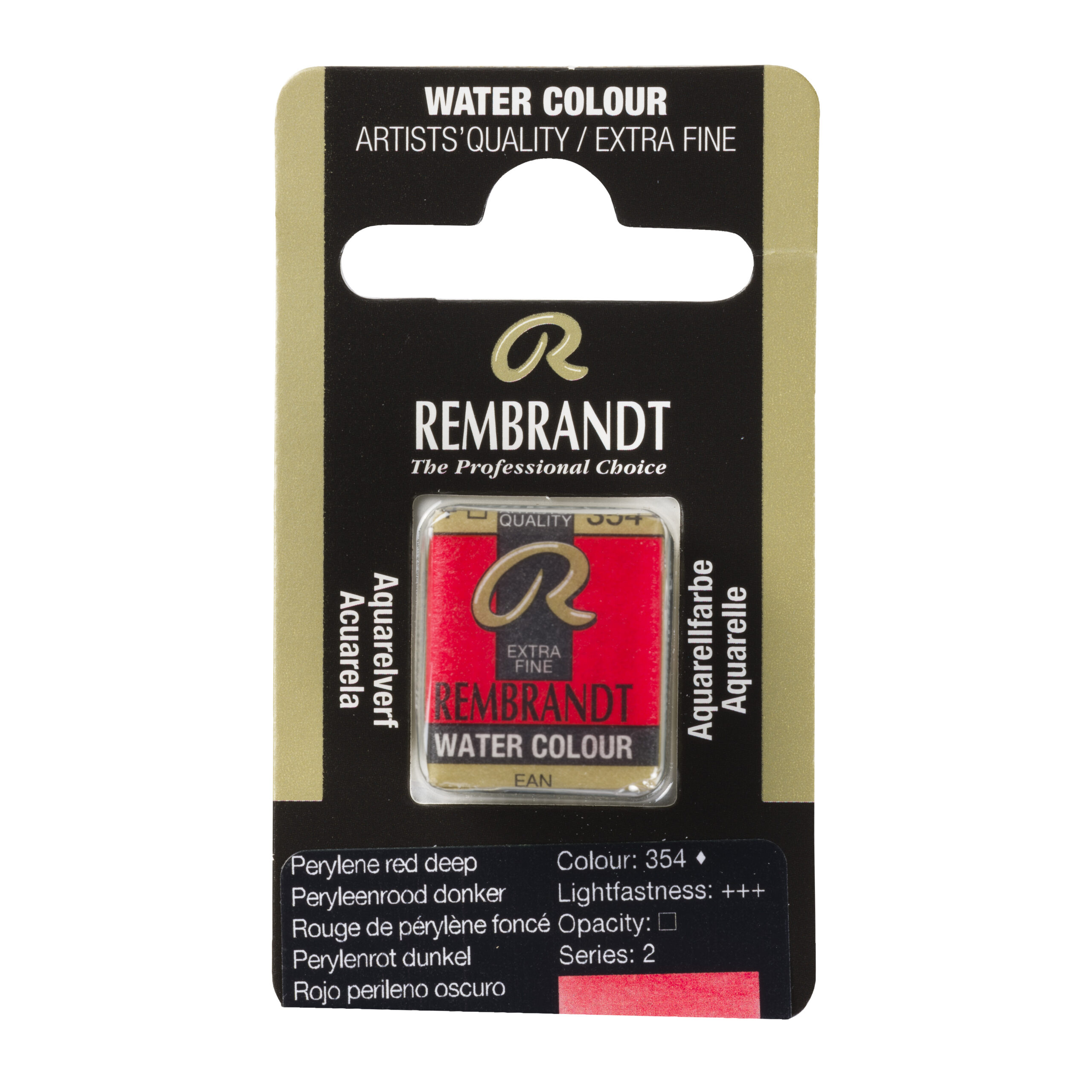 Rembrandt Aquarelverf Napje Peryleenrood Donker 354