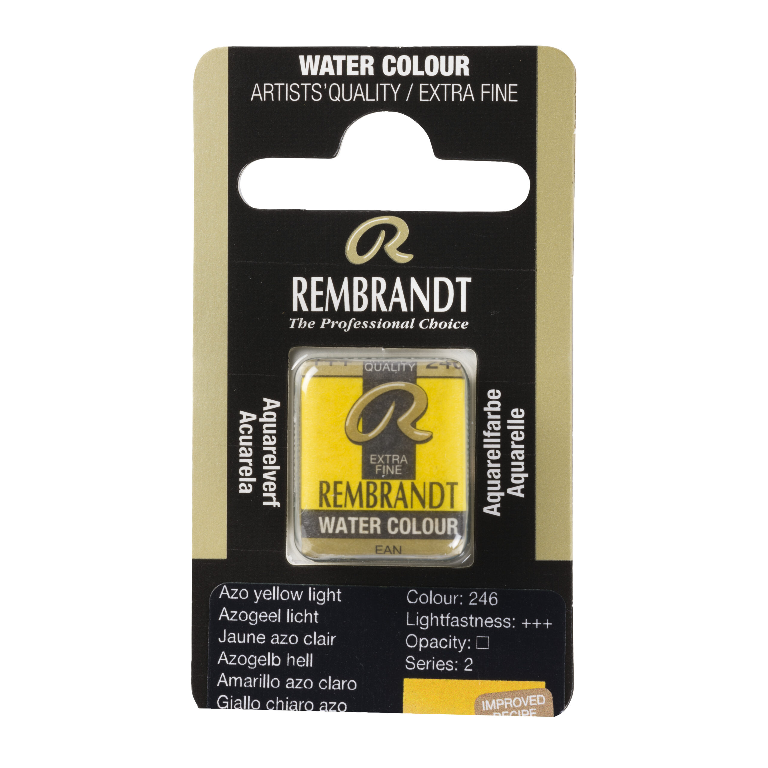 Rembrandt Aquarelverf Napje Azogeel Licht 246