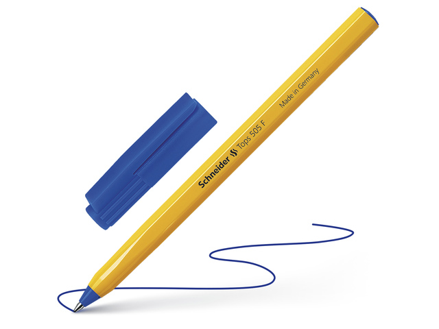 Balpen Schneider Tops F blauw