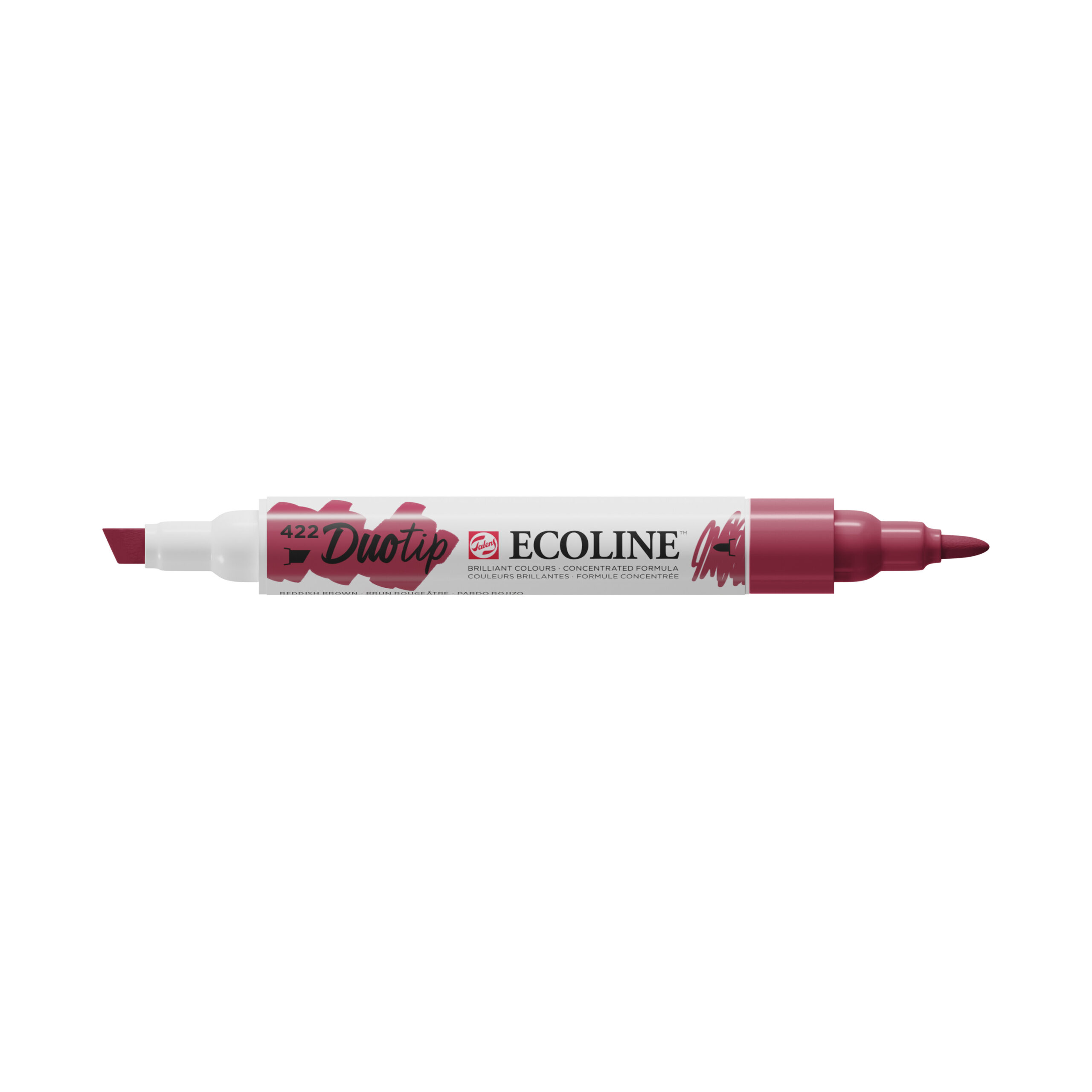 Ecoline Duotip Marker Roodbruin 422
