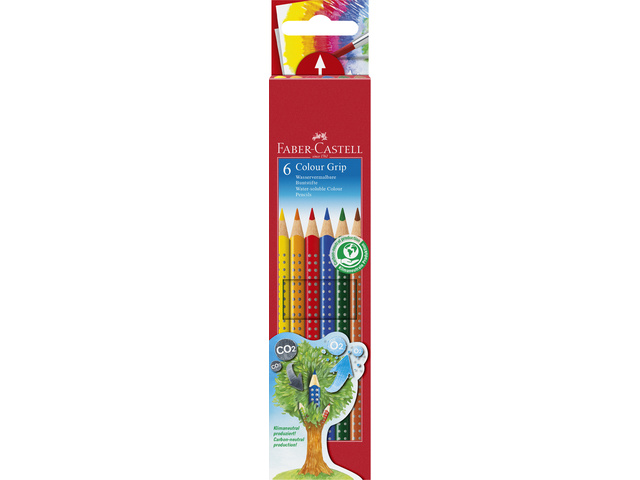 Kleurpotlood FC Grip 2001 kartonnen etui à 6 stuks