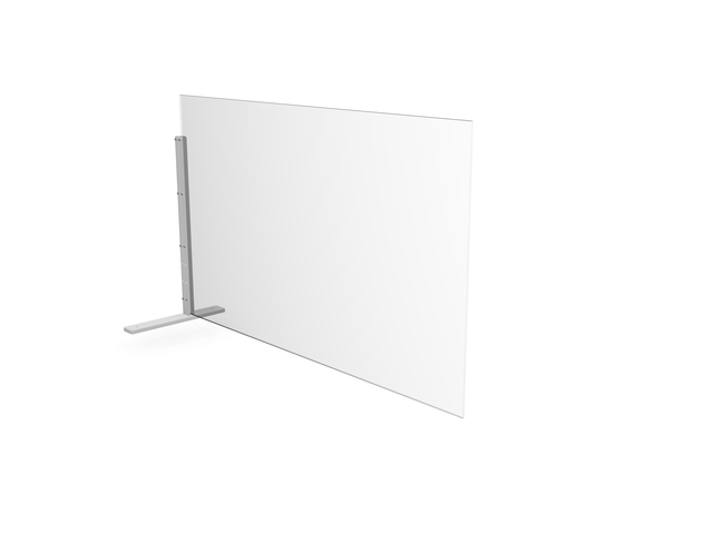 Scheidingswandsysteem ORGADES met sta-voet verbinding180° - OR-TS08080-180