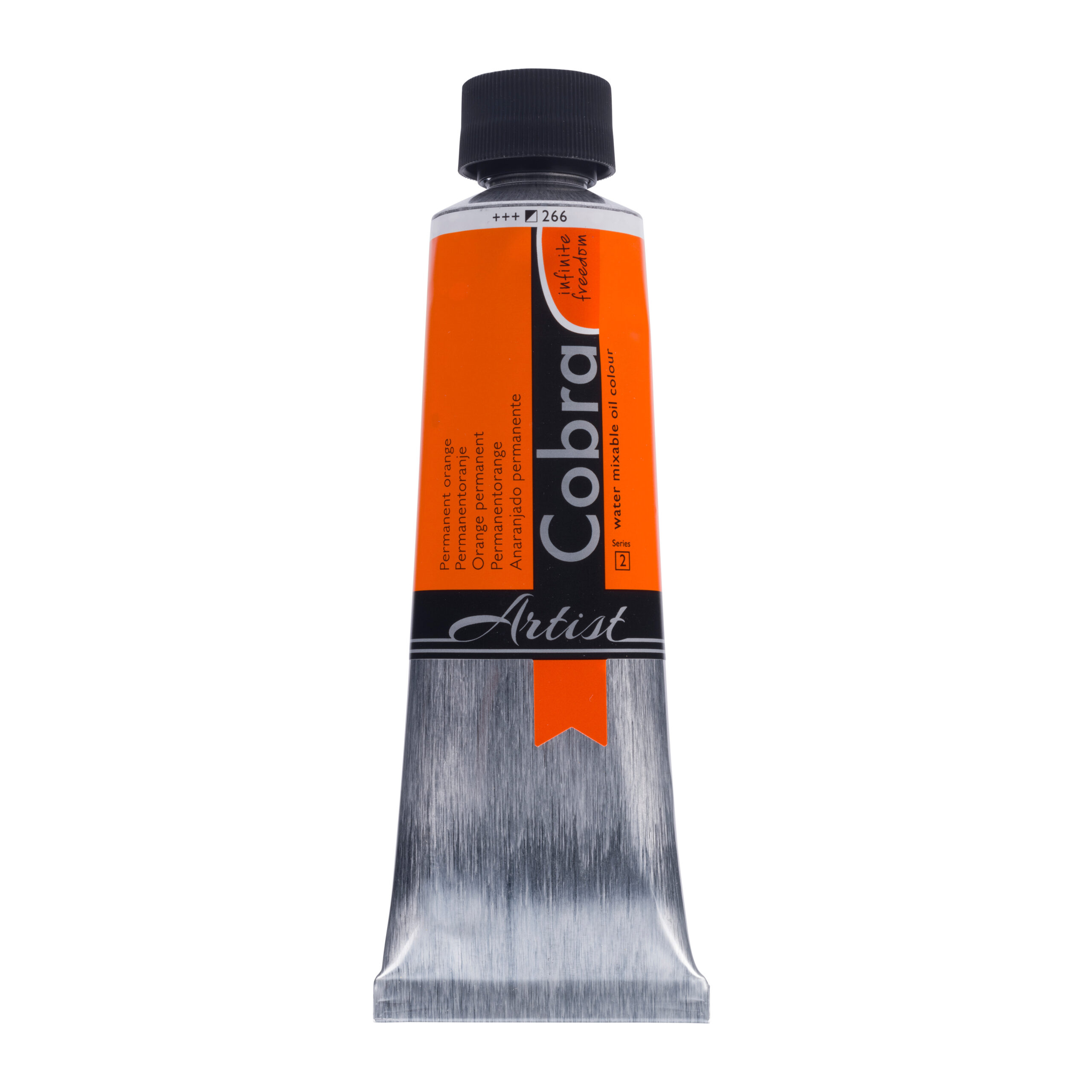 Cobra Artist Water Vermengbare Olieverf Tube 150 ml Permanentoranje 266