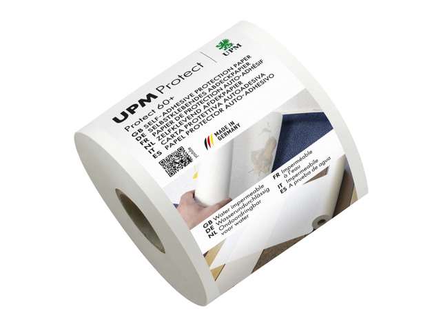 Afdekpapier UPM zelflevend P60+ Protect 7,5cmx50meter