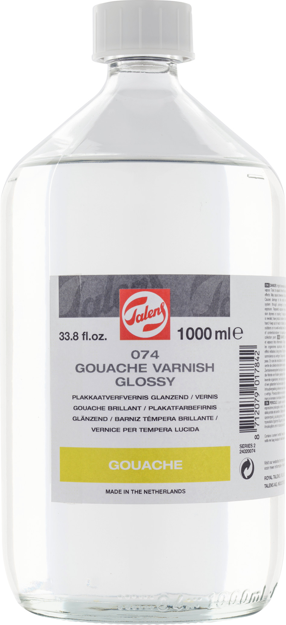 Talens Plakkaatvernis Glanzend 074 Fles 1000 ml