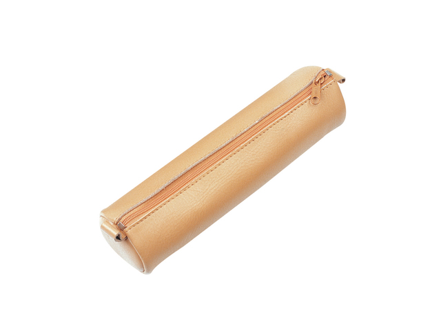 Etui Alassio echt leer natuur 21x6cm