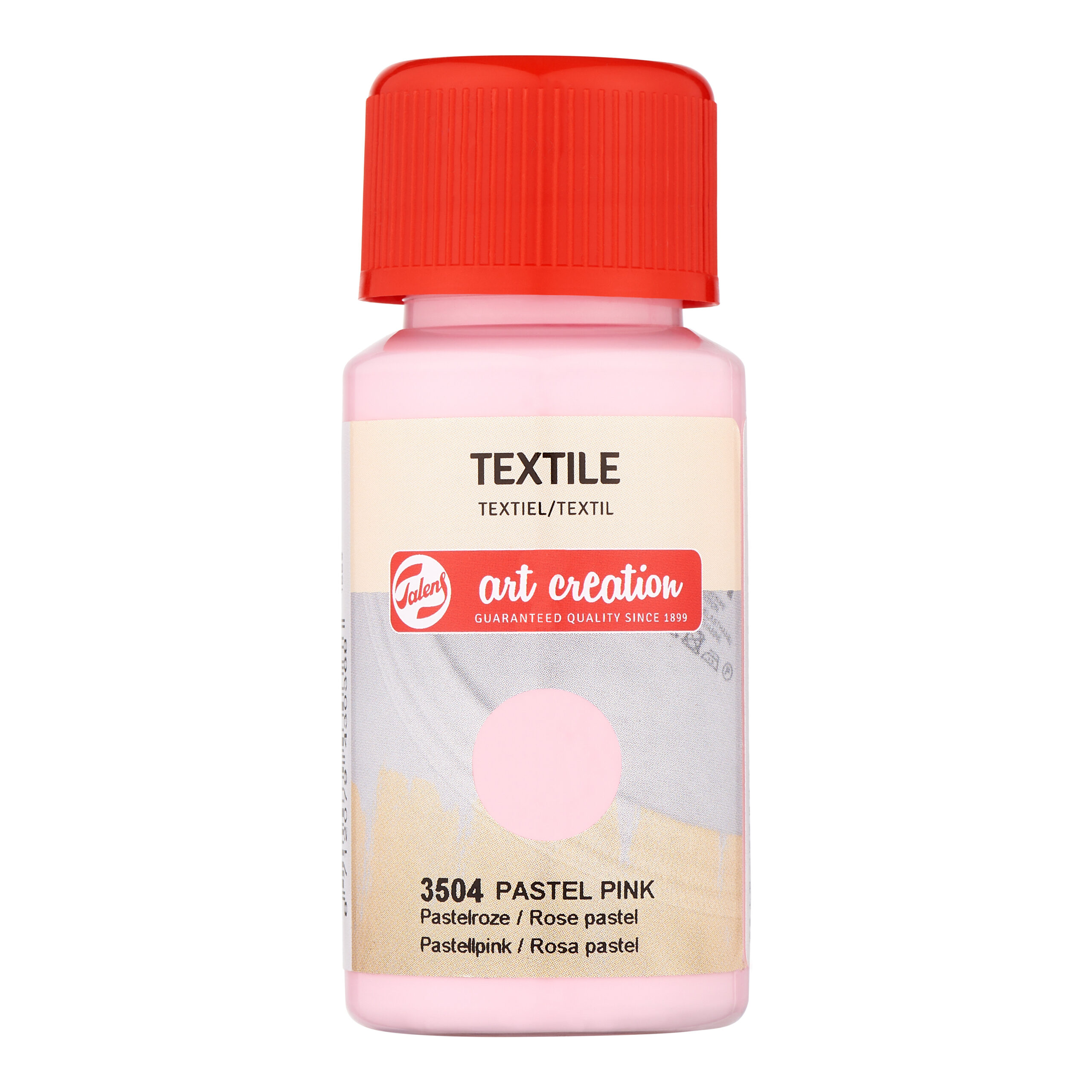 Talens Art Creation Textiel Fles 50 ml Pastelroze 3504